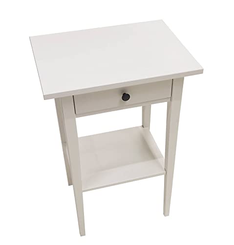 Ikea HEMNES – Nachttisch  – 46 x 35 Zentimeter – Farb e: weiß