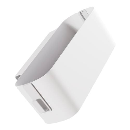 Uonlytech Bett Organizer zum Einhängen Weiß Abnehmbarer Aufbewahrungskorb für Nachttisch Hängende Betttasche für Schlafzimmer Büro Kinderzimmer für Handy Bücher Snacks Platzsparend ohne