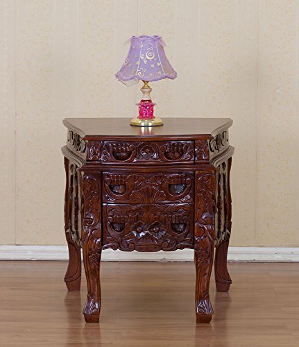 Besonderer Nachttisch Nussbaum