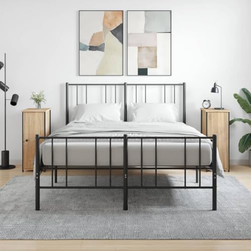 GCHDHAPB Home Tische, Nachttische, Nachttische, 2 Stück, Sonoma Eiche, 32 x 42 x 80 cm, Holzwerkstoff