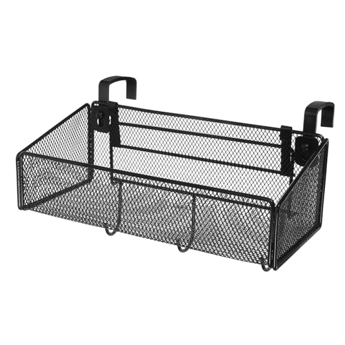 Alipis Metall bettablage mit Verstellbaren Haken Stabiles Bettregal zum Einhängen Vielseitiger Nachttisch organizer für Wg zimmer Schlafsaal und Büro Langlebiger Aufbewahrungskorb für