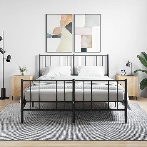 Higsose Nachttisch 40x40x50cm 2 pcs Sonoma-Eiche,Holzwerkstof f,Eisen,Aluminium,Schlafz immer Möbel,Laptoptisch Fürs Bett,Nachtkästchen,Bedsi de Table,Schrank Im Industrie-Stil Lässt,Kleiner Tisch
