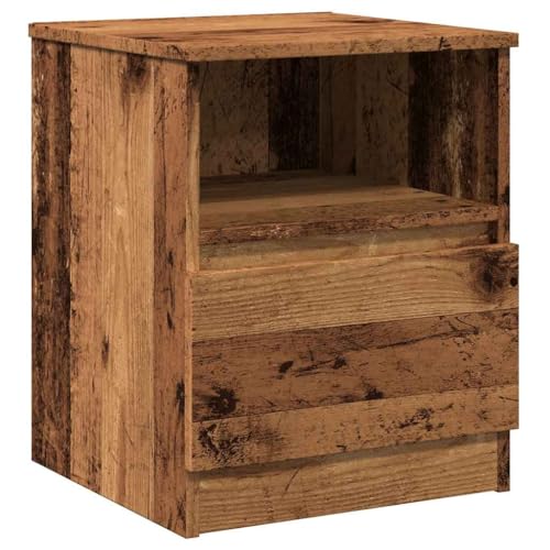 Genérico Wenjingqi-856498 Nachttisch, Holz, antik, 40 x 40 x 50 cm