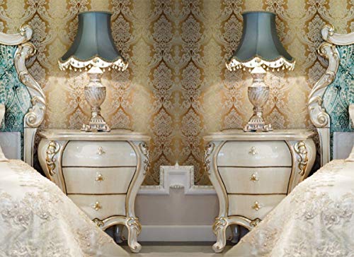 Casa Padrino Luxus Barock Nachtkommoden Set Creme/Gold 60 x 55 x H. 68 cm - Prunkvolle Massivholz Nachttische - Barock Schlafzimmer Möbel
