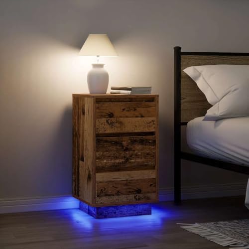 NQJIBUE Article Tisch Lichtern, Altholz, 38 x 34 x 65 cm, Tische,