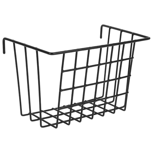 NIYANGLE Hängender Bettnetzkorb aus Stabiler Nachttisch Organizer für Zuhause und Büro Vielseitiger Aufbewahrungskorb zum Einhängen Platzsparende Ablage für Bücher Obst Schreibwaren