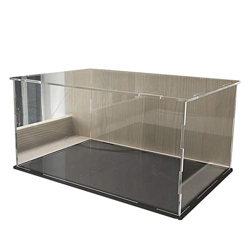 Coat Rack Acryl-Vitrine, Vitrine, durchsichtiger, staubdichter Würfel, Aufbewahrungsbox für Geschäfte, Museen und Zuhause, zum Schutz von Figuren, Sammlerstücken, Modellen, Autos u