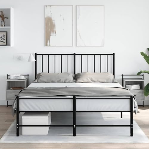 Fasba Wand-Nachttische 2 STK. Grau Sonoma 40x30x61 cm Holzwerkstoff, Beistelltisch mit viel Stauraum, Nachtschrank, Nachtkommode, Nachtkonsole