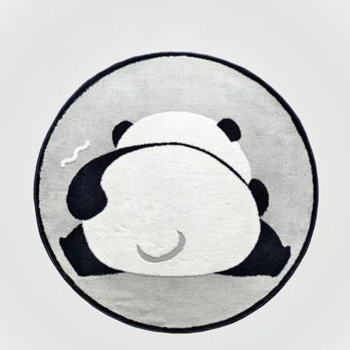 Kivivaka Nachttisch für runder Teppich Schlafzimmer mit Cartoon-Design, für weiche Komfort-Bodenmatte, Kinderzimmer-Dekor, 60 x 60 cm bis 140 x 140 cm, 140 x 140 cm