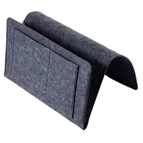 CAXUSD Bett Tasche Zum Einhängen Hängende Aufbewahrungstasche Mit 3 Taschen Organizer Tasche Für Nachttisch Schlafzimmer Wohnzimmer
