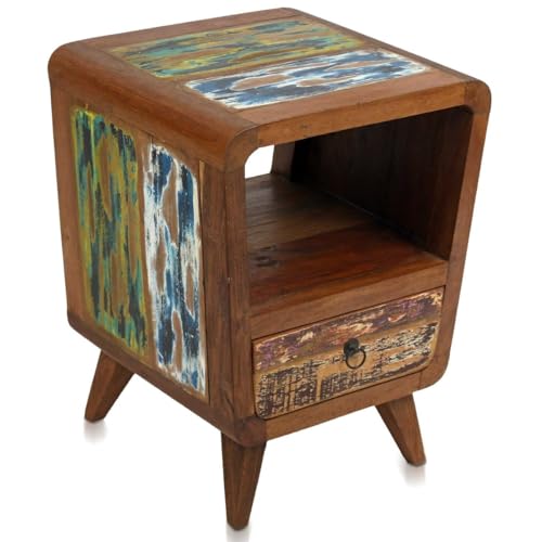 Oriental Galerie Shabby Chic Schrank Kommode Nachttisch Telefonschrank Holz 55 cm