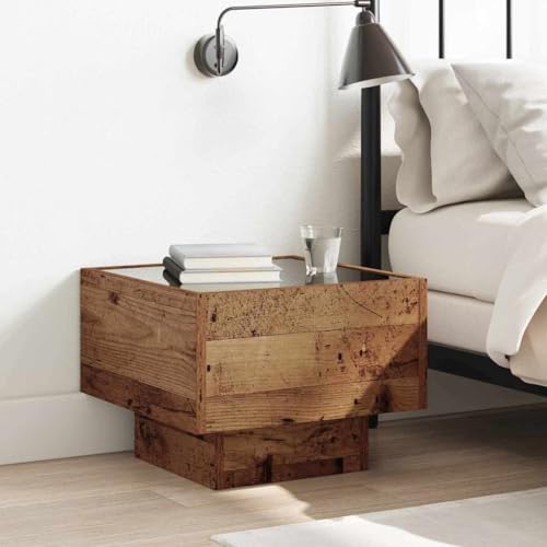 INLIFE Badschrank Altholz x x 30 Engineered Wood,,Möbel,Tische,Nachtt ische,Braun,12.71 KG,3394554