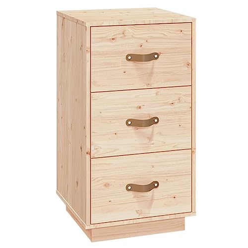 SXJEQOC Telefontisch Beistelltisch Outdoor Sideboard Wohnzimmer Bedside Tables - Nachttisch 40x40x75 cm Massivholz Kiefer für Balkon Jugendzimmer Badezimmer Flur