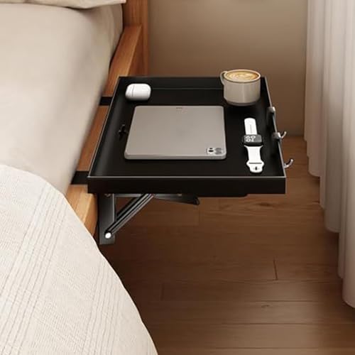 Nachttischregal für Etagenbett und Etagenbett, Metall-Nachttisch-Organiz er mit Kabelloch, Bett-Beistelltisch-Tablet t, Raumdekoration, College-Wohnheim, hochwertiger Nachttisch