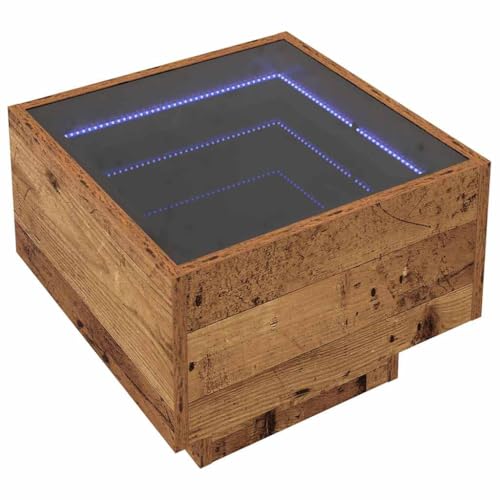 SKM Badschrank Altholz 40 x 40 x 30 cm Engineered Wood,,Möbel,Tische,Nachtt ische,Braun,12.71 kg,3394554