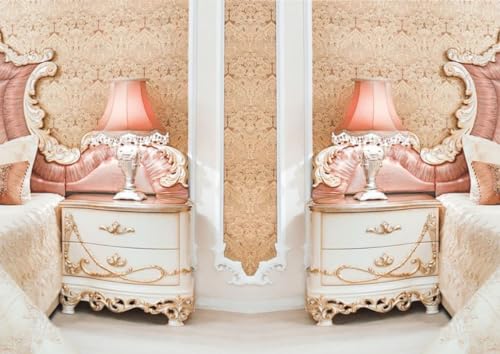 Casa Padrino Luxus Barock Nachtkommoden Set Weiß/Creme/Kupferfarben 70 x 55 x H. 68 cm - Prunkvolle Massivholz Nachttische - Barock Schlafzimmer Möbel