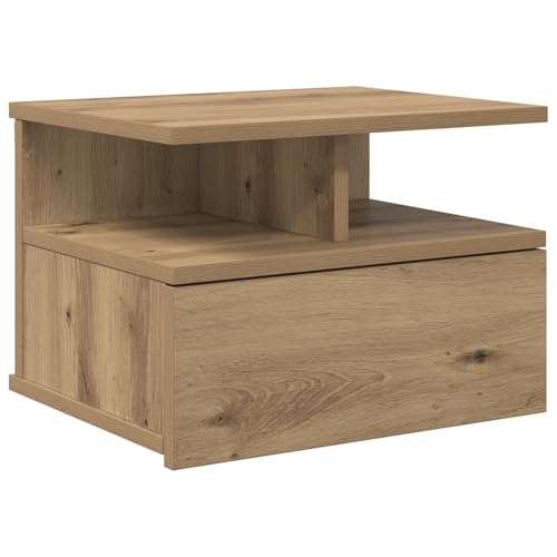 Genérico wenjingqi 871754 Nachttisch, Eiche, handgefertigt, 40 x 31 x 27 cm