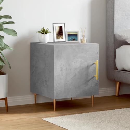 Lauuoeriau Furniture Item Home Nachttisch Grau 40x40x50cm Holz Möbel