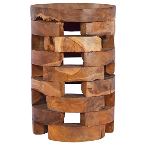 Myheimly Nachttisch Nachttische Nachtschrank Nachtkonsole Telefontisch 30x30x45 cm Massivholz Teak