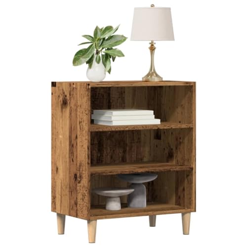 Rantry Sideboard aus antikem Holz, 57 x 35 x 75 cm aus Spanplatte, Sideboard, Bodenschrank, Büromöbel, Nachttisch für Schlafzimmer, Möbel