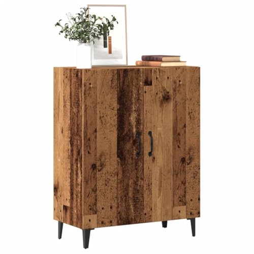 Rantry Sideboard aus antikem Holz, 70 x 34 x 90 cm aus Spanplatte, Sideboard, Bodenschrank, Büromöbel, Nachttisch für Schlafzimmer, Möbel