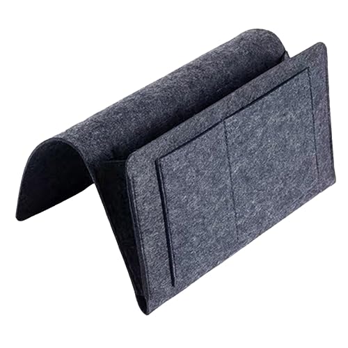 OKUMEYR Bett Organizer Zum Einhängen Bett Tasche Organizer Tasche Für Nachttisch Etagenbett Studentenwohnheim Mit Seitlichen Taschen Für Schlafzimmerzubehör