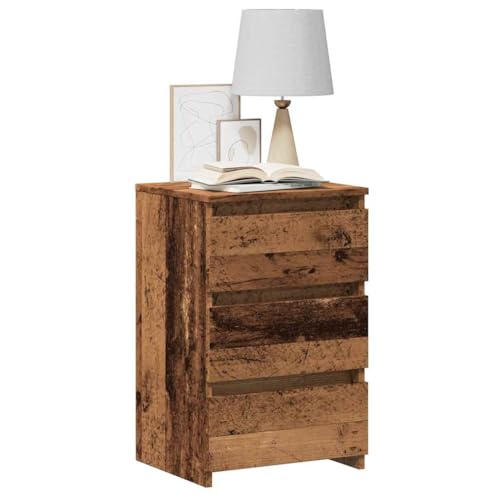 Kangqiling856522 Nachttisch aus antikem Holz, 40 x 35 x 62,5 cm