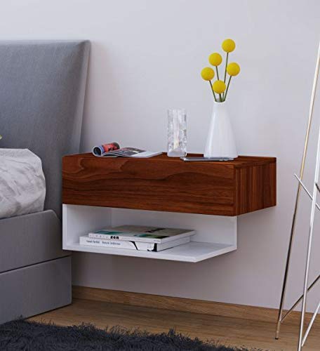 Besonderer Nachttisch Nussbaum