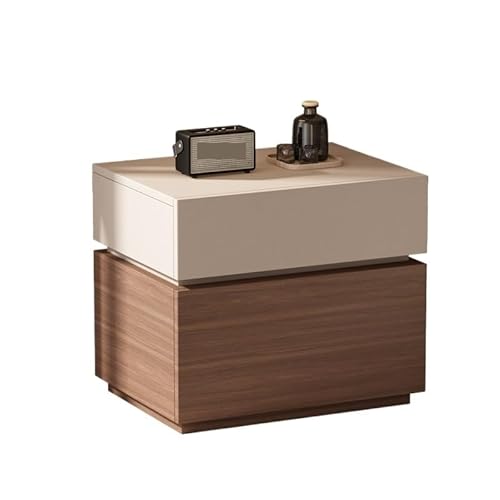 Schlafzimmer Nachttische Nachttisch aus Massivholz, Aufbewahrungsschrank Nussbaum für Schlafzimmer