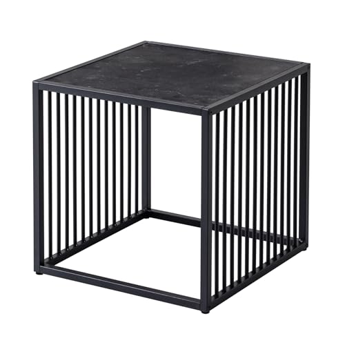 Riess Ambiente Design Beistelltisch Architecture 40cm schwarz Marmor Metall, platzsparender Couchtisch für Dein Wohnzimmer Riess Ambiente Design Beistelltisch Architecture 40cm schwarz Marmor Metall, platzsparender Couchtisch für Dein Wohnzimmer