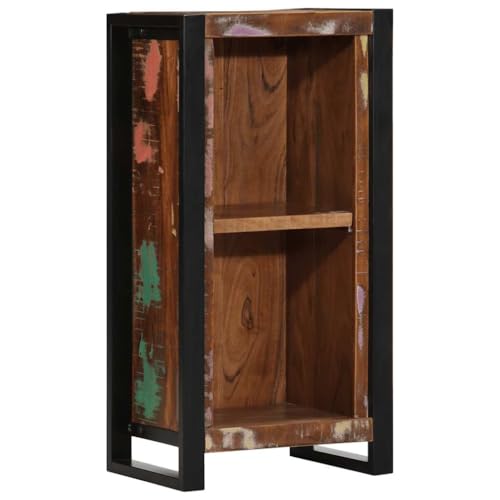 SKM Nachttisch 40x30x80 cm Altholz Massivholz,Möbel,Schrän ke,Mediaaufbewahrung,Brau n,17.3KG,4013600