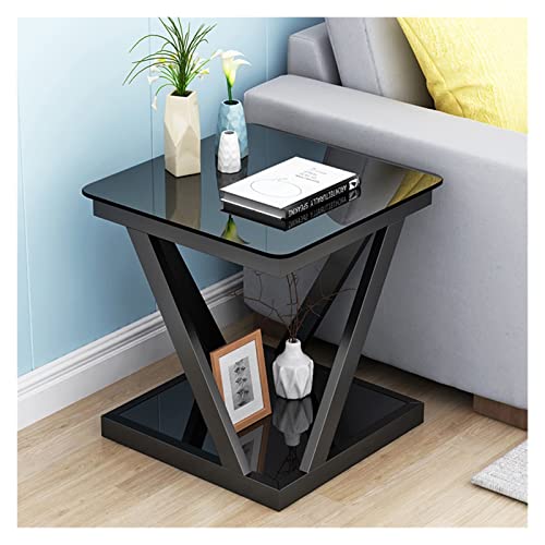  Ecktisch Mini Modern Minimalistisch Beistelltisch Metallrahmen Kleiner Quadratischer Tisch Wohnzimmer Sofa Beistellschrank