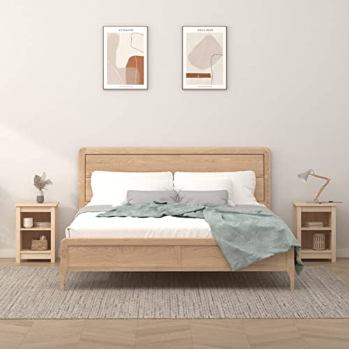 Snsowed Nachttische 2 STK Nachtschrank, Nachtkästchen, Bedside Table, Nachtkommode, Nightstand, Nachttischschrank, Nachtkonsole, 40x35x55