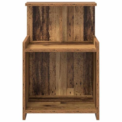 vidaXL Nachttisch - Stylisches Möbel für Dein Schlafzimmer in Anthrazit mit Schublade, perfekt für deinen Nachttisch