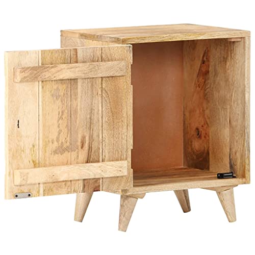 SXJEQOC Coffee Table Kleiner Couchtisch Beistelltisch Outdoor Kleiner Schrank - Nachttisch Geschnitzt 40x30x50 cm Mango Massivholz für Flur Schlafzimmer Outdoor Jugendzimmer