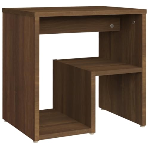 HEFZGDB Nachttische 2 STK. Braun Eichen-Optik 40x30x40 cm Holzwerkstoff Nachttisch Vintage Beistelltisch Couchtisch Bartisch für Hotel Gästezimmer Schlafzimmer Wohnzimmer