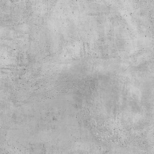 2 -Nachttisch Schränke mit 2 Schubladen, Beton Grau 40x36x50 cm, Bl-Stil und Praktikabilität