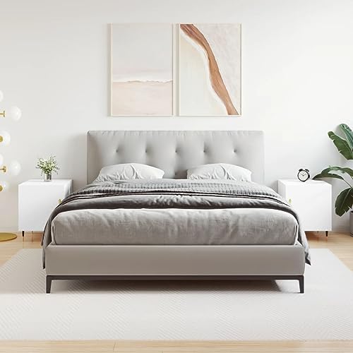 Frdhee Nachttischschrank, Nachttische 2 STK. Weiß 40x40x50 cm Holzwerkstoff Nachtmode für Schlafzimmer, Flur, Wohnzimmer