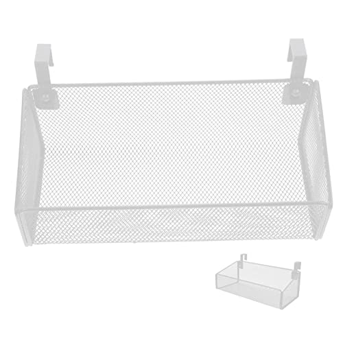 Mipcase Metallgeflecht Hängekorb für Nachttisch Langlebiger Sundries Organizer Platzsparender Betttaschen Organizer für Schlafsaal und Zuhause Einhängen Am Bettgeländer Stabiler