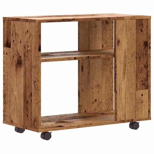 Genérico Wenjingqi 856026 Beistelltisch, 70 x 35 x 55 cm, Sperrholz antik, braun