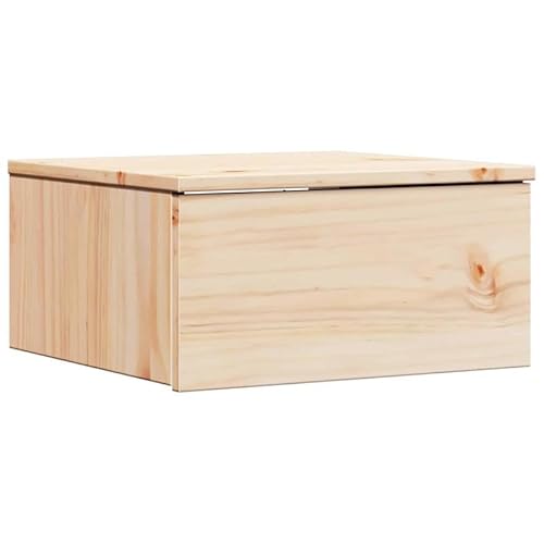 Eleganz Nachttisch aus Massivholz Kiefer - 37 x 35 x 18,5 cm - Robuster Beistelltisch für Schlafzimmer, Wohnzimmer & Gästezimmer - Natürliches Design, Langlebig & Stilvoll Eleganz Nachttisch aus Massivholz Kiefer - 37 x 35 x 18,5 cm - Robuster Beistelltisch für Schlafzimmer, Wohnzimmer & Gästezimmer - Natürliches Design, Langlebig & Stilvoll