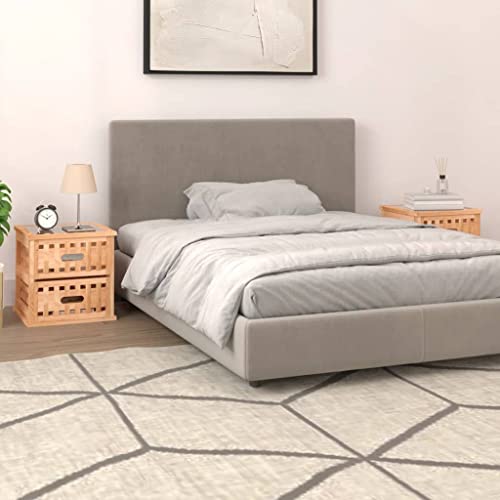 Nachttischschrank, Beistellschrank, Nachtkonsole, Mehrzweckschrank, Geeignet für, Wohnzimmer, Korridore, Nachttische 2 STK. 34x34x34 cm Massivholz