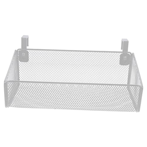 KOMBIUDA Hängekorb Aus Metall Organizer Für Nachttisch Behälter Zum Einhängen Platzsparendes Regal Für Schlafzimmer Aufbewahrungskorb Für Haushaltsbedarf