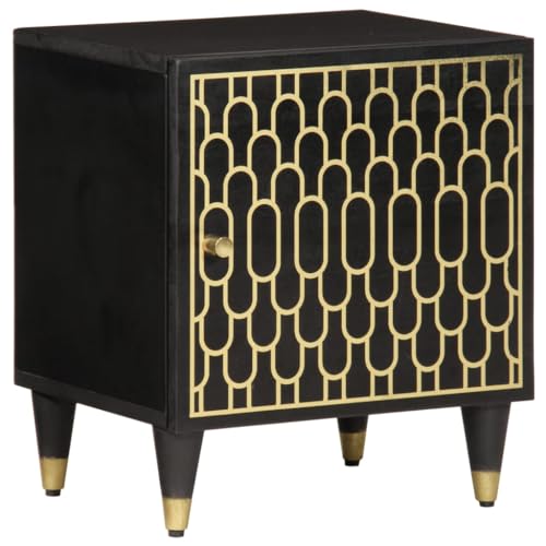 SXJEQOC Coffee Table Kleiner Couchtisch Nachttischschrank Telefonschrank - Nachttische 2 STK. 40x33x46 cm Massivholz Mango für Schlafzimmer Badezimmer Jugendzimmer Balkon