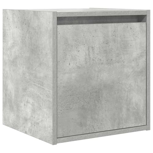 Generico Kangqiling 861235 Wandnachttisch, Grau, Beton, 38 x 34 x 40 cm, Grau