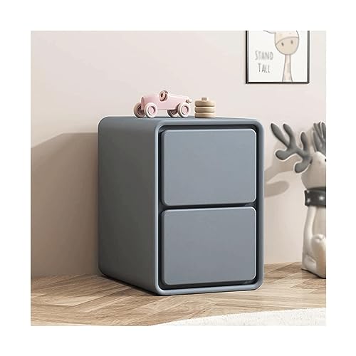 Sofa-Beistelltisch, Mehrzweck-Nachttische, 2 Schubladen, Kunstleder, Beistelltisch, langlebig, Cher Spind für Wohnzimmer, Schlafzimmer, Beistelltisch