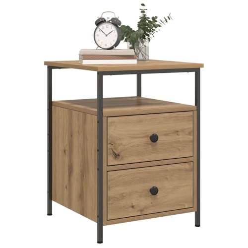 KTHLBRH Nachttisch Artisan-Eiche badschrank schmal nachtschrank for Zimmer Schlafzimmer 44x45x60 cm Holzwerkstoff