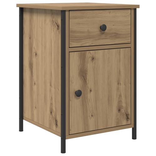 Genérico wenjingqi 875782 Nachttisch, Eiche, handgefertigt, 40 x 42 x 60 cm, hochwertiges Holz