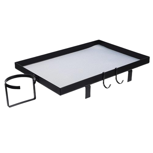 Oreilet Metall-Nachttisch Regal mit Getränke Halter, Clip auf Etagen Bett Tisch Regal für Top-Bunk, Loft-Nachttisch-Organizer -Tablett für College-Schlafsaal Tisch Aufbewahrung (Black) Oreilet Metall-Nachttisch Regal mit Getränke Halter, Clip auf Etagen Bett Tisch Regal für Top-Bunk, Loft-Nachttisch-Organizer -Tablett für College-Schlafsaal Tisch Aufbewahrung (Black)