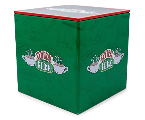 Ukonic Friends Central Perk Aufbewahrungsbox, Würfel Organizer mit Deckel, 10,2 cm, Korbbehälter, Cubby Cube Schrank Organizer, Heimdekor Zubehör, nostalgische Geschenke und Sammlerstücke